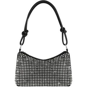 Sparkly Rhinestone Clutch Purse Bling Evening Shoulder Crossbody Bag for Party